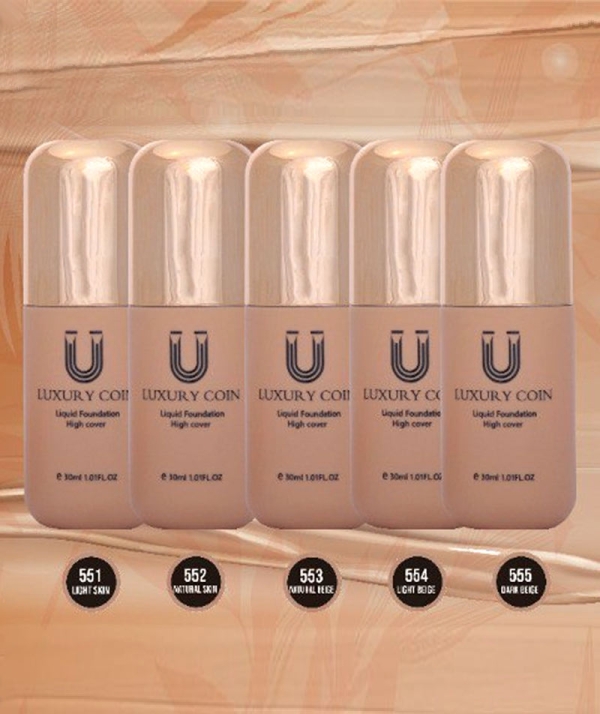 خرید و قیمت ست کرم پودر لاکچری کوین به همراه پد 30 میل