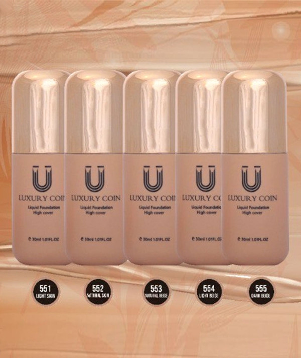 خرید و قیمت ست کرم پودر لاکچری کوین به همراه پد 30 میل