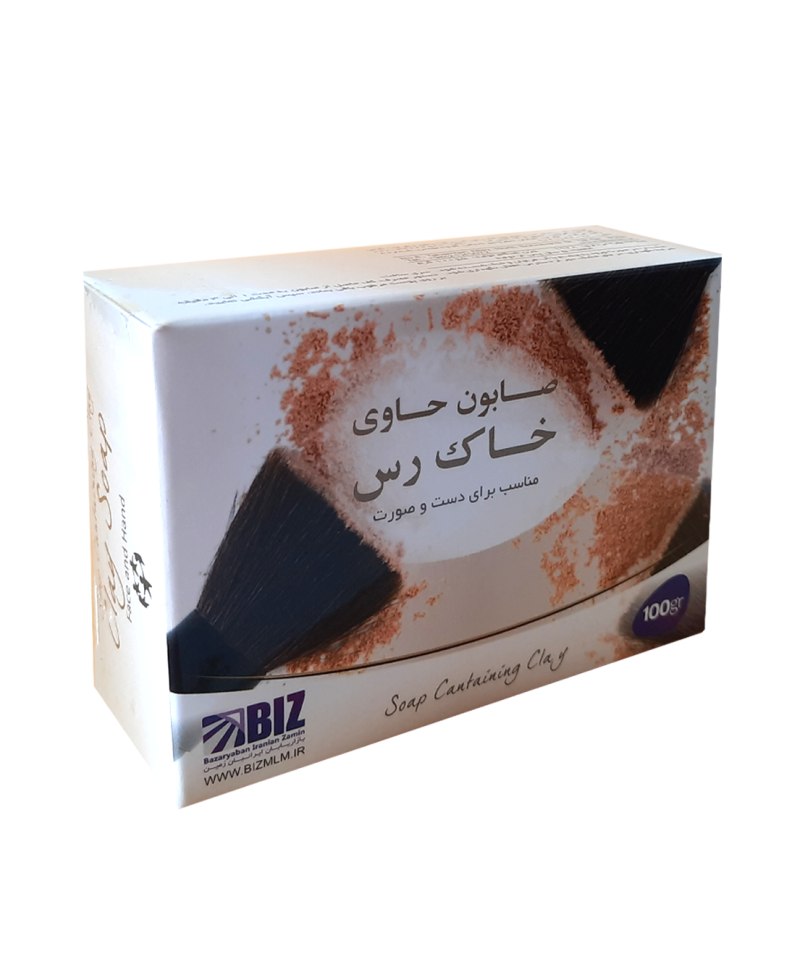 قیمت صابون دست و صورت خاک رس بیز 1 عددی