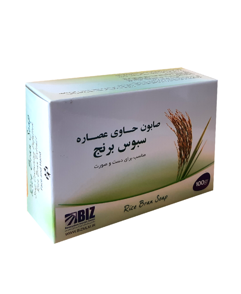 خرید و قیمت صابون دست و صورت سبوس برنج پک 3 عددی