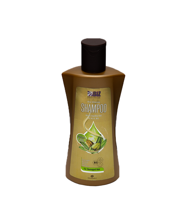 خرید و قیمت شامپو مدل موی سر روغن جوجوبا بیز