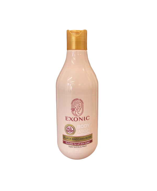خرید و قیمت شامپو بدن عصاره رز بلک باکارا ۳۰۰ میل EXONIC