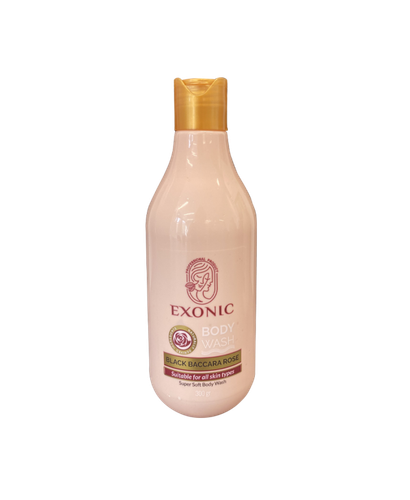 خرید و قیمت شامپو بدن عصاره رز بلک باکارا ۳۰۰ میل EXONIC