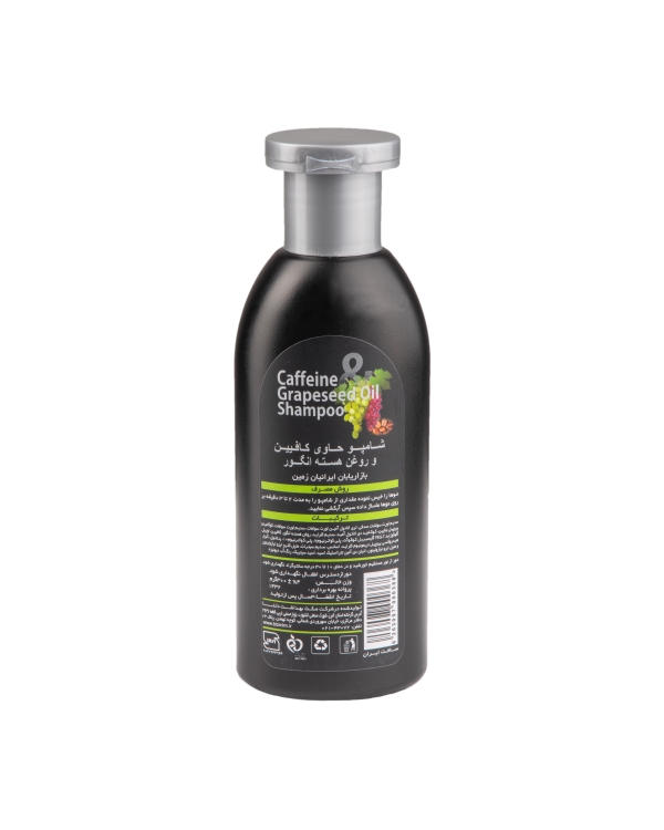 قیمت شامپو کافئین و روغن هسته انگور
