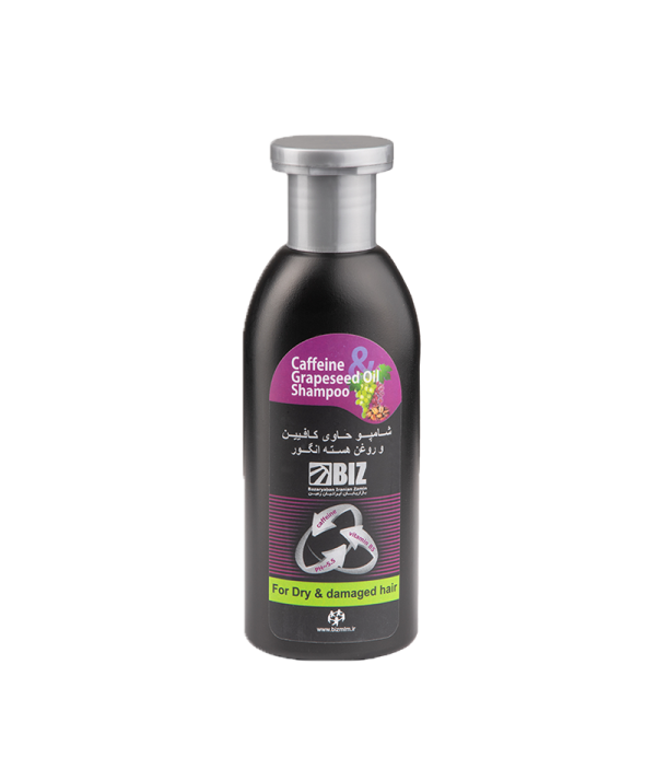 خرید و قیمت شامپو کافئین و روغن هسته انگور