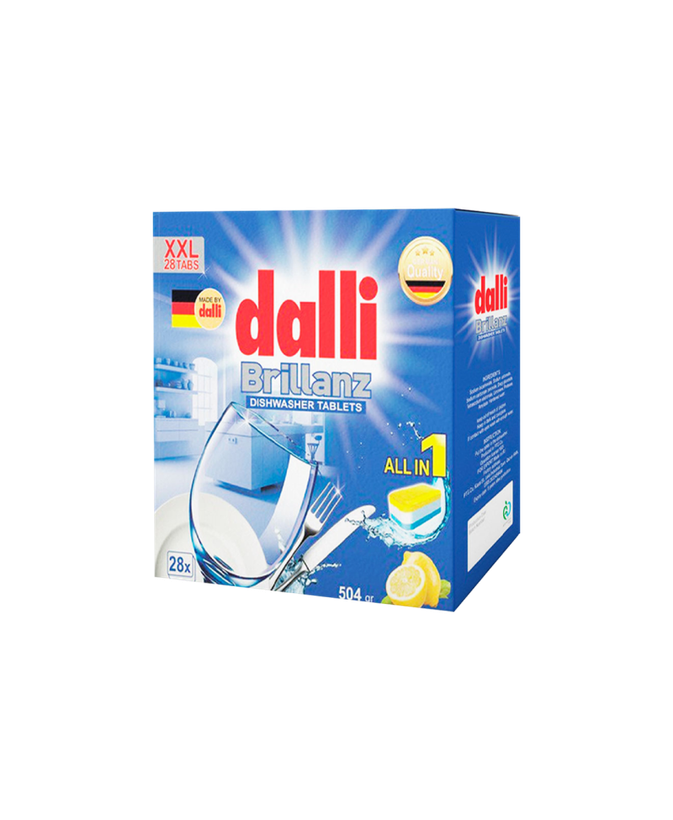 خرید قرص ماشین ظرفشوئی ۲۸ عددی دالی dalli