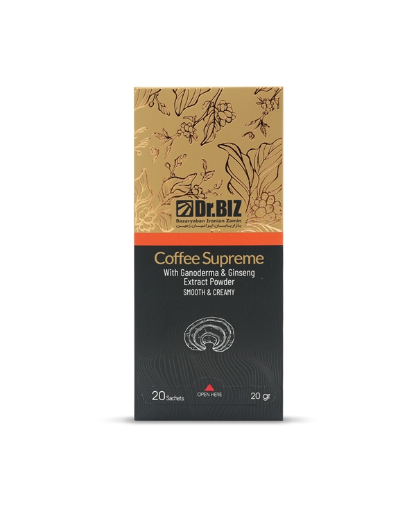قهوه فوری گانودرما سوپریم دکتر بیز پک 4 عددی