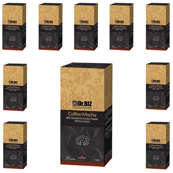 خرید آنلاین قهوه گانودرما موکا ده عددی