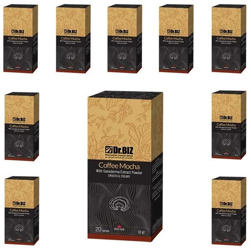 خرید آنلاین قهوه گانودرما موکا ده عددی