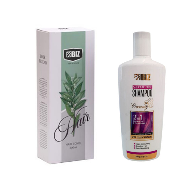 خرید تونیک رشد مو و شامپو بدون سولفات