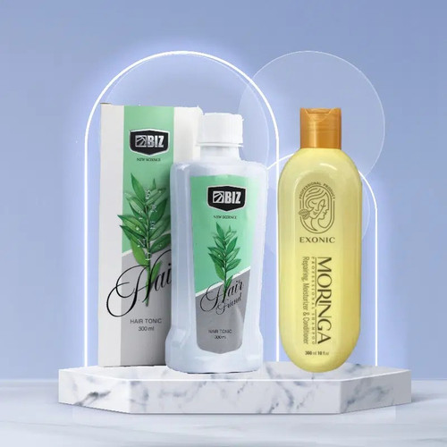 حرید تونیک تقویت مو هیرفرند و شامپو مورینگا اصل دکتر بیز