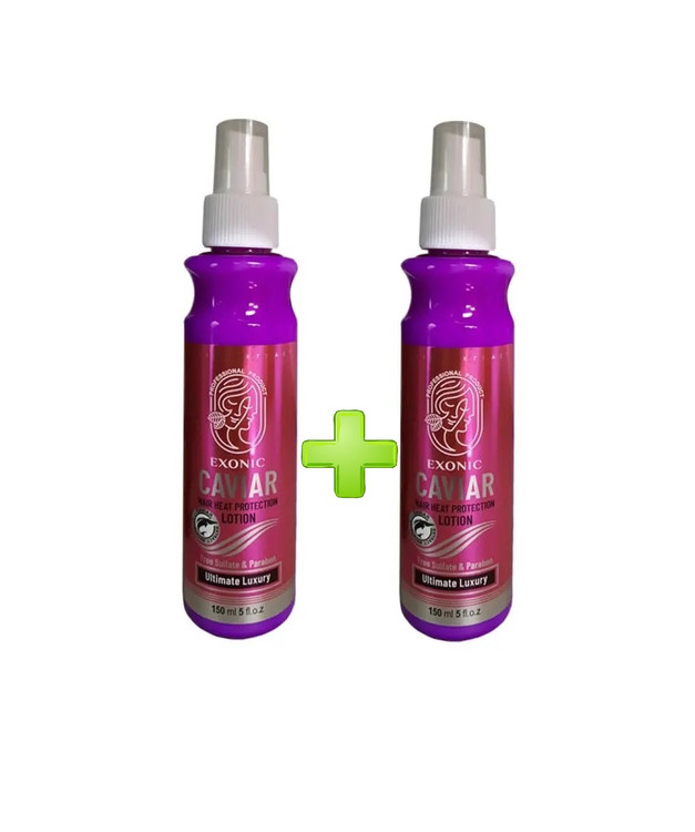 لوسیون محافظ حرارتی مو حاوی عصاره خاویار دو عددی اصل