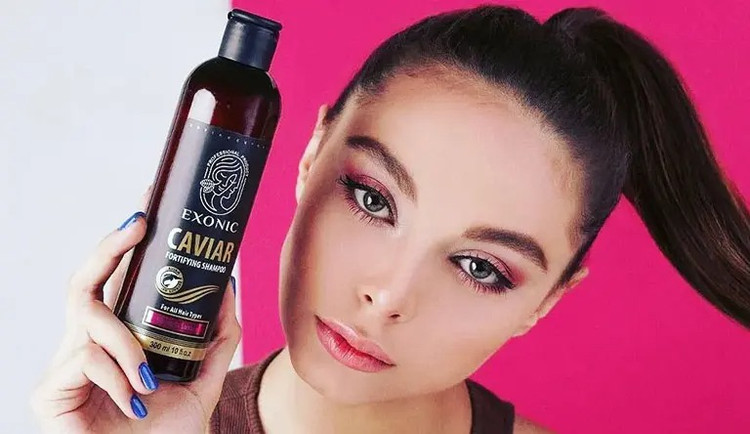 خرید آنلاین شامپو تقویت کننده مو اکسونیک مدل خاویار حجم 300 میلی لیتر اصل